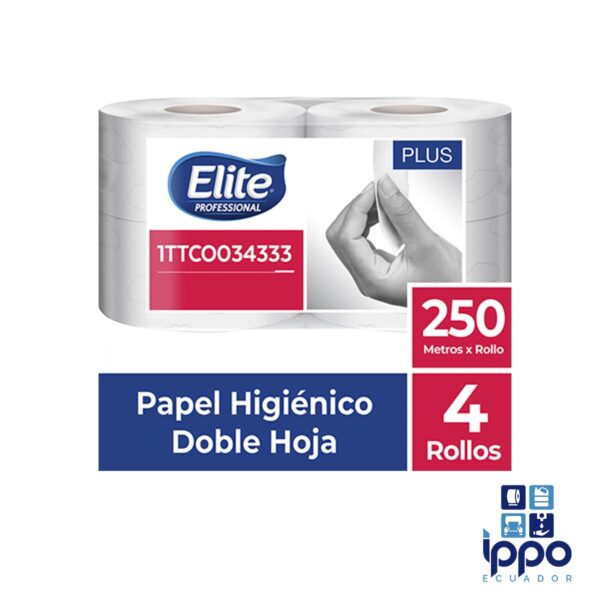 papel-higienico-elite-professional-plus-250-metros-doble-hoja-ippoecuador-distribuidor-directo-elite-quito ecuador